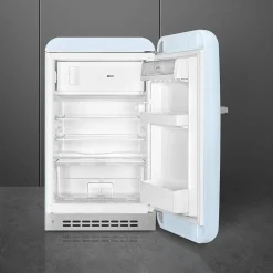 Smeg retrojääkaappi FAB10RPB5, pastellinsininen, oikea