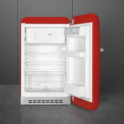 Smeg retrojääkaappi FAB10RRD5, punainen, oikea