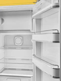 Smeg retrojääkaappi FAB28RYW5 153 cm, kelt., oikea