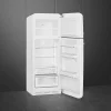 Smeg retrojääkaappipakastin FAB30RWH5 valkoinen, oikea