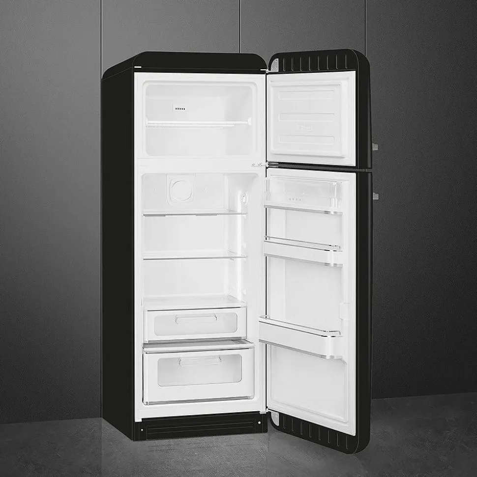 Smeg retrojääkaappipakastin FAB30RBL5 musta, oikea