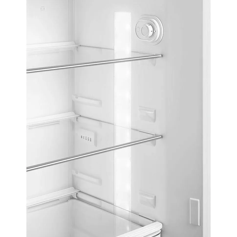 Smeg retrojääkaappipakastin FAB30RBL5 musta, oikea