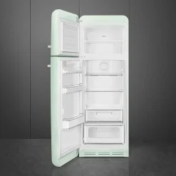 Smeg retrojääkaappipakastin FAB30LPG5 pastellinvihreä, vasen