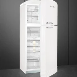 Smeg retrojääkaappi-pakastin FAB50RWH valkoinen, oikea