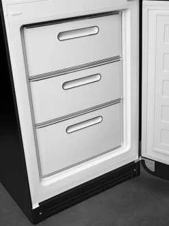 Smeg retrojääkaappipakastin FAB32RBL5 musta, oikea