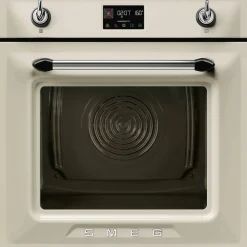Smeg SOP6902S2PP 60cm yhdistelmähöyryuuni Viktoria, kerma