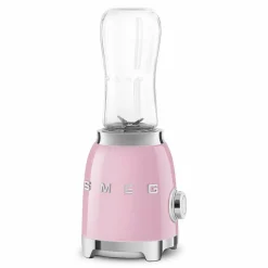 Smeg tehosekoitin kahdella 600 ml pullolla, PBF01PKEU pinkki