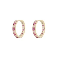 Snö of Sweden korvakoru Ellie, kulta/mix fuksia