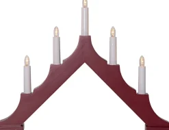 Star Trading kynttelikkö Alma 5 l punainen