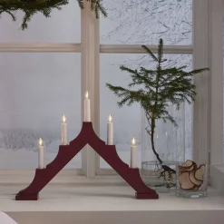 Star Trading kynttelikkö Alma 5 l punainen