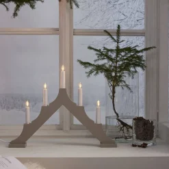 Star Trading kynttelikkö Alma 5 l  beige