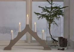 Star Trading kynttelikkö Alma 5 l  beige