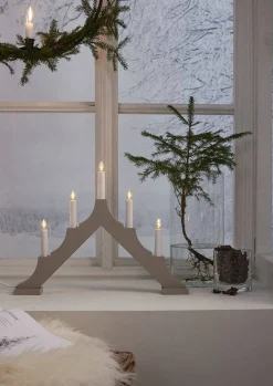 Star Trading kynttelikkö Alma 5 l  beige