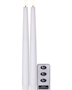 Star Trading LED-antiikkikynttilä Flamme Slim 28 cm valkoine