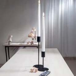 Star Trading LED-antiikkikynttilä Flamme Slim 28 cm valkoine