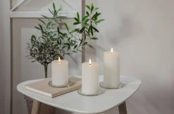 Star Trading LED-kynttilä Flamme Flow 17,5 cm valkoinen