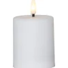 Star Trading LED-kynttilä Flamme Paula 10 cm valkoinen
