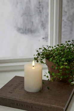 Star Trading LED-kynttilä Flamme Flow 12,5 cm valkoinen