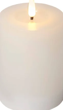 Star Trading LED-kynttilä Flamme Flow 12,5 cm valkoinen