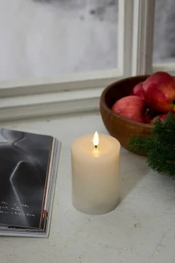 Star Trading LED-kynttilä Flamme Flow 12,5 cm valkoinen