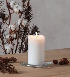 Star Trading LED-kynttilä Flamme 14 cm valkoinen