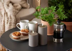 Star Trading LED-kynttilä Flamme Soft 12,5 cm ruskea