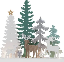 Star Trading pöytäkoriste Reinbek 30 cm valkoinen