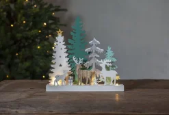 Star Trading pöytäkoriste Reinbek 30 cm valkoinen