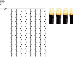 Star Trading valoverho Golden Warm White 120 LED musta 1,3x2