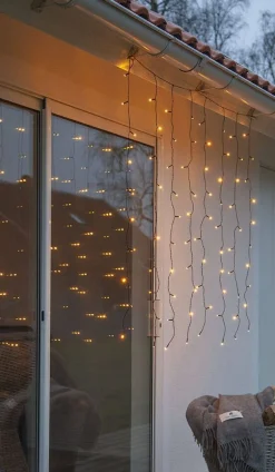 Star Trading valoverho Golden Warm White 80 LED musta 1,3x1,