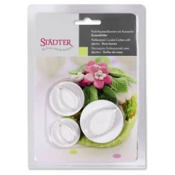 Städter Painomuotti ruusunlehti 3-osaa 2-4 cm