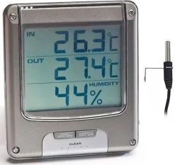 Suomen Lämpömittari Kosteus- ja lämpömittari isolla näytöllä