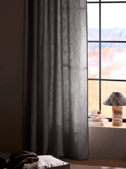 Svanefors verhot Cecil 145x260 cm nougat 2 kpl