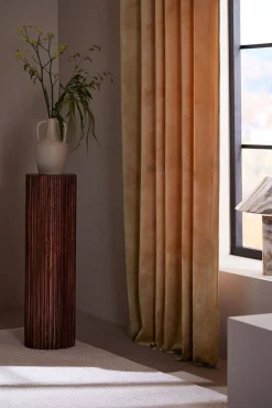 Svanefors verhot Elise 135x280 cm keltainen 2 kpl