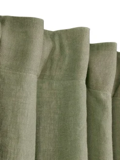 Svanefors verhot Julie 145x280 cm sammaleenvihreä 2 kpl