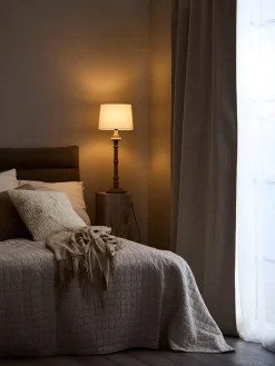 Svanefors verhot Olle 140x280 cm nougat 2 kpl