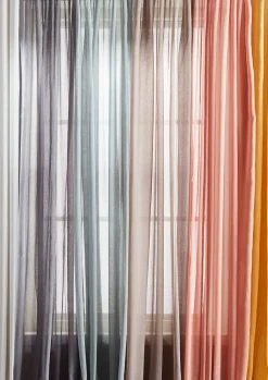 Svanefors verhot Rimy 140x300 cm nougat 2 kpl