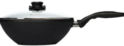 Swiss Diamond XD Wok + kansi 28 cm / 3,7 L induktio