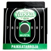 Tarkka Paikkatarra 16 mm musta