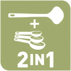 Tefal kauha mitta-asteikolla Essential 2in1