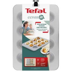 Tefal muffinivuoka 12 kuppia Ceramik 39x27,5 cm