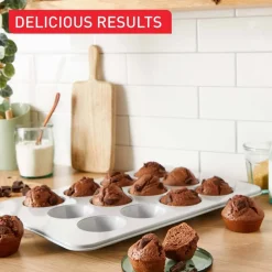 Tefal muffinivuoka 12 kuppia Ceramik 39x27,5 cm