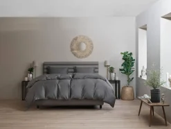 TEMPUR pussilakana Silky Bamboo 150x210 cm anthracite