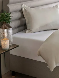 TEMPUR 100x200x30 cm muotoonommeltu lakana Silky Bamboo