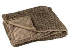 Torkkupeitto 130x180 cm tummanruskea