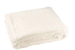 Torkkupeitto 130x180 cm valkoinen