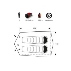 Trimm teltta DUO sand 2h