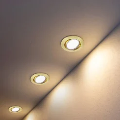 Trio Lighting alasvalo Jura GU10 mattamessinki pyöreä