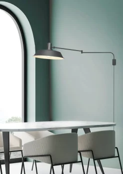 Trio Lighting Bolder seinävalaisin E27 mattamusta