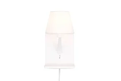 Trio Lighting Comfort seinävalaisin E14 mattavalkoinen latau